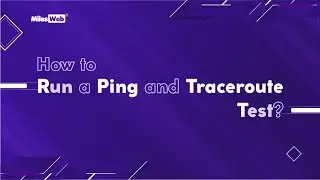 How to Run a Ping and Traceroute Test? | MilesWeb