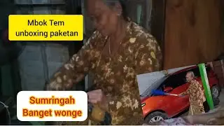 Mbok Tem amboksing paketan lurr, alhamdulillah di nteni wes teko 🥰 