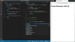 Create Dynamic Dom Elements
