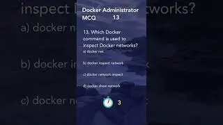 Docker mcq 13 