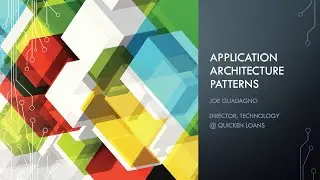 Memphis User Group - Architecture Application Patterns
