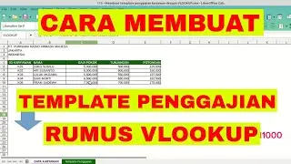 Cara Membuat Template Penggajian Sederhana Pakai Rumus Excel VLOOKUP