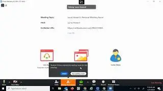 Managing Participants in a Zoom Meeting