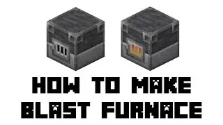 Minecraft: How to Make Blast Furnace #shorts #minecraft #minecraftshorts