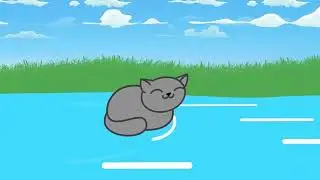 🙀 Journey Of The Gray Cat Maxwell (On The River) | 