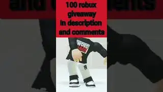 100 robux giveaway link in comments and description (yessir music 🎶)