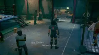 FINAL FANTASY VII REMAKE Beating Jules in the gym (Mini Game)