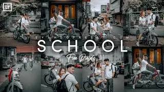 TUTORIAL EDIT PHOTO FILTER SCHOOL | FREE DOWNLOAD PRESET LIGHTROOM DNG & XMP
