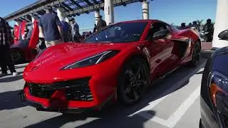 New C8 Corvette Z06 At South OC Cars and Coffee