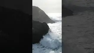 Soaring Above Giant Pacific Waves