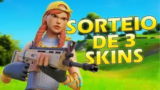 SORTEIO DE 3 SKINS NO FORTNITE!