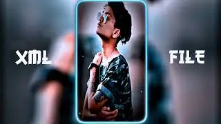 NEW TREND ATTITUDE😈 SONG ALIGHT MOTION VIDEO🎟️ XML FILE🎁 