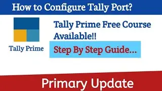 Configure Tally Port in 