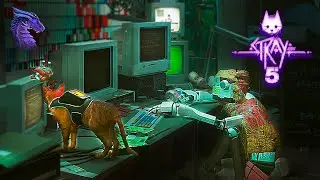 РОБОТ НЕ РАБОТАЕТ БЕЗ ПОНЧО 🅿➤ Stray прохождение на русском 🅿➤ Стрей прохождение ➤ 5