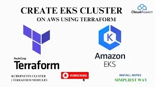Deploy AWS EKS Cluster Using Terraform | Terraform EKS Cluster Creation | Create EKS Using Terraform