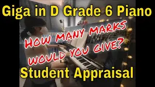 Giga in D Grade 6 ABRSM Piano 2023-2024 A2 - Student Appraisal