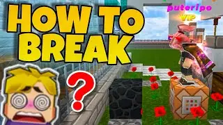 How To Break Command Block and Bedrock in Skyblock? Blockman go