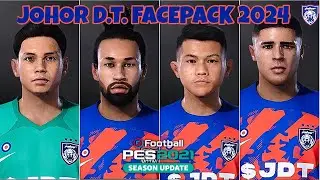 JOHOR DARUL TA'ZIM FACEPACK FOR PES 2021