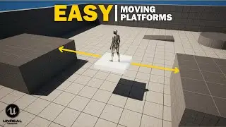 An Easy Way to Craft Moving Platforms- InterpTo Movement Component | UE5 Tutorial