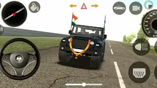 Dollar (song) New black Mahindra Thar 👿 || village offroading 💥 || (Android gameplay) # India