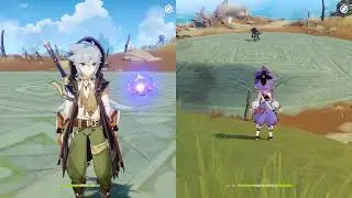 Razor vs Dori, Physical build!! DMG COMPARISON