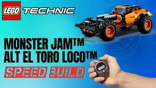 Lego Monster Jam™  B-model El Toro Loco™ speed build - Lego technic car 42135 fast build