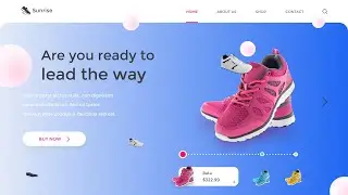 Design a Website Landing Page – Adobe XD  (UI UX)  Design 2022