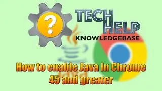 How to use Java in Chrome 45 and greater