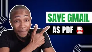 How to Save Gmail as PDF