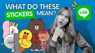 What do these LINE STICKERS in THAILAND mean? 2024