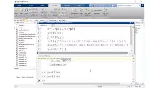 Matlab Stream Modifiers
