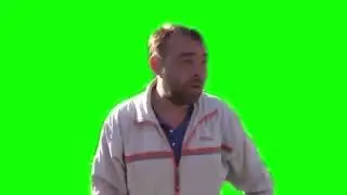 БУКВА Ю ПАХУ Мем Футажи для видеомонтажа на зелёном фоне