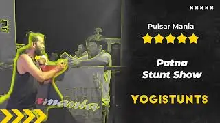 Bajaj pulsar STUNT Show in PATNA , BIHAR | YOGISTUNTS|