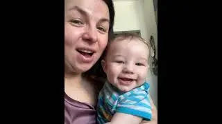 Учу говорить мама. Но пока только папа и баба. А еще гаги( хомяк) и кика