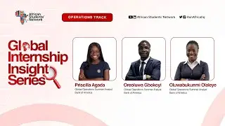 ASN Global Internship Insight Series - Operations Track