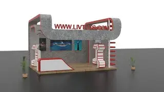 Gray Stand Modeling and Texture & Lighting and Vray Render in 3Ds Max part-1