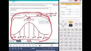 ALEKS: Word problems involving calculations from a normal distribution