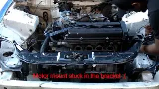 B20 swap pull with no engine hoist