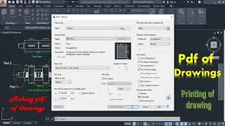 Plotting in AutoCAD, Printing, pdf making in AutoCAD 