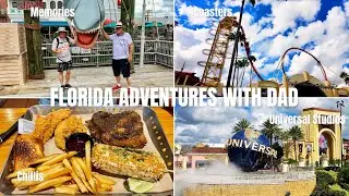 Florida Adventures with Dad | Universal | Coasters | Chillis | Sore Nose