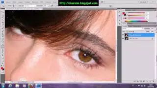 Como mudar a cor do olho no Photoshop