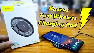 Baseus 10W  Fast Wireless Charging Pad Unboxing & Review (Urdu/Hindi)
