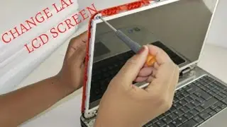 HOW TO REPLACE LAPTOP LCD SCREEN || EASY WAY TO FIX A BROKEN LAPTOP LCD SCREEN