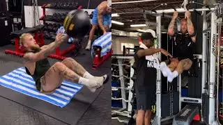 Jake Paul training hard in SAVAGE SHAPE for Mike Tyson FIGHT