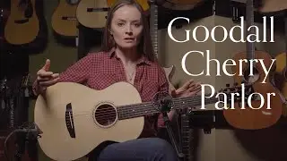 Goodall 12-Fret Parlor, AAA Cherry & AAA Adirondack Spruce | Lindsay Straw