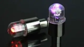 Обзор на светящиеся колпачки на колёса.