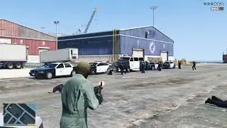 GTA 5 [R.D.E. 4.0.3] - Police Convoy Attack + Ten Star Escape