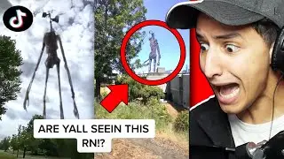 Reacting to Siren Head TikToks... (SCARY)