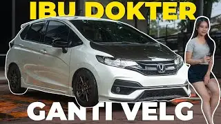 BU DOKTER GANTI VELG HSR | Honda Jazz GK5