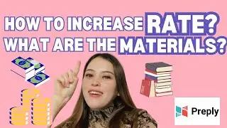 HOW TO INCREASE YOUR RATE IN PREPLY PART II | MATERIALS TO USE IN PREPLY |